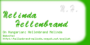 melinda hellenbrand business card
